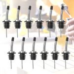 12pcs/Pack Liquor Bottle Pourers-Stainless Steel
