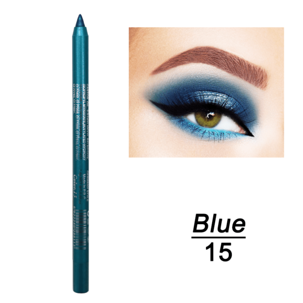 Vibrant Multi-Colored Metallic Smoky Eyeliner - Long-Lasting, Waterproof, Glitter Finish, Smudge-Proof, Easy to Apply Eye Makeup for Music Festival, Party, and Everyday Use - Image 25