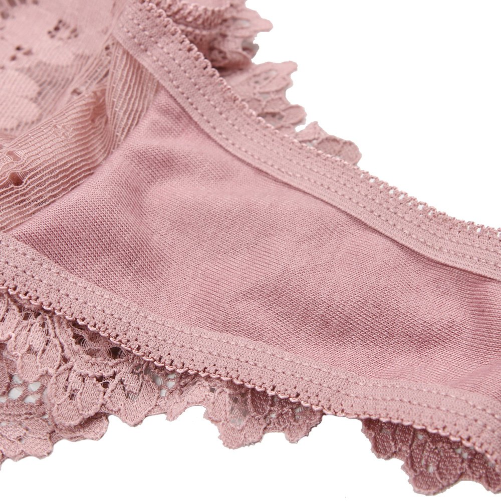 Sexy Brazilian Style Tanga Underwear Women Lace With Mesh Bikini Hipster Panty Breathable Transparent Low Waist Lingerie 5PCS/LOT - Image 11
