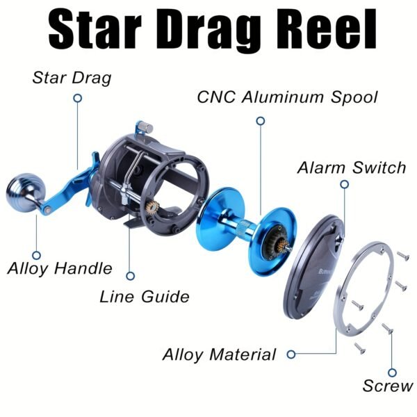 6+1 Ball Bearings Sougayilang Spinning Reel - High-Speed Retrieval, Ultra-Smooth & Lightweight - Ideal for Anglers - Image 8