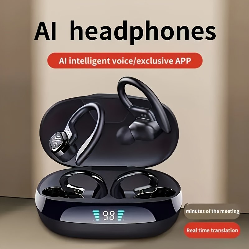 Translate Smart Wireless Headphones That Support Simultaneous Interpretation in 144 Languages, Feature a Voice Assistant, And Provide Accurate Real-Time Voice Translation Anytime And Anywhere, Making Them The Best Choice for Business Meetings. - Image 4