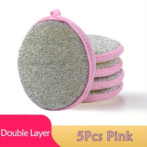 [5/10pcs Double Side Sponge] 5/10pcs, Double Side Dishwashing Sponge Pan Pot Dish Wash Sponges Household Cleaning Tools Kitchen Tableware Dish Washing Brush - Image 18