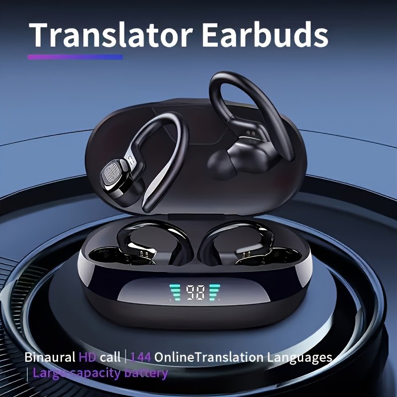 Translate Smart Wireless Headphones That Support Simultaneous Interpretation in 144 Languages, Feature a Voice Assistant, And Provide Accurate Real-Time Voice Translation Anytime And Anywhere, Making Them The Best Choice for Business Meetings. - Image 7