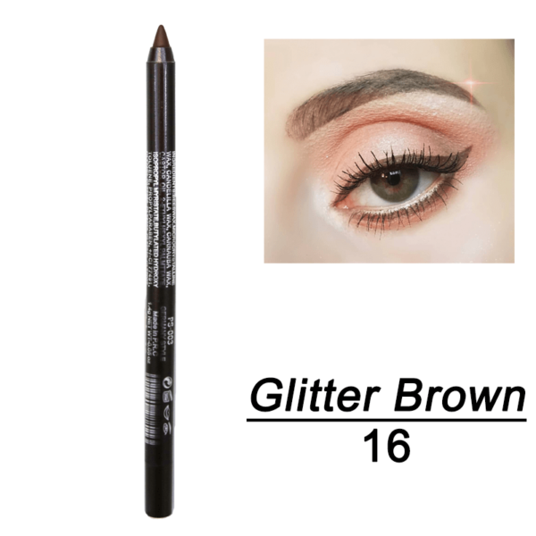Vibrant Multi-Colored Metallic Smoky Eyeliner - Long-Lasting, Waterproof, Glitter Finish, Smudge-Proof, Easy to Apply Eye Makeup for Music Festival, Party, and Everyday Use - Image 40