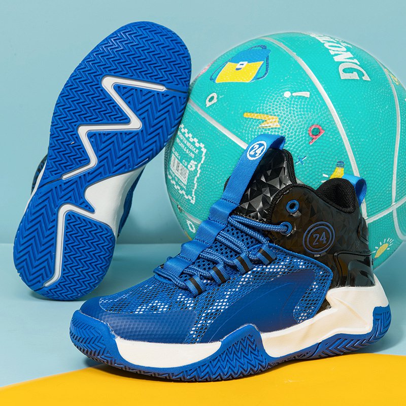 Breathable & Durable Boys' Basketball Sneakers – Lightweight, All-Season Mid-Tops with Rubber Sole - Image 6