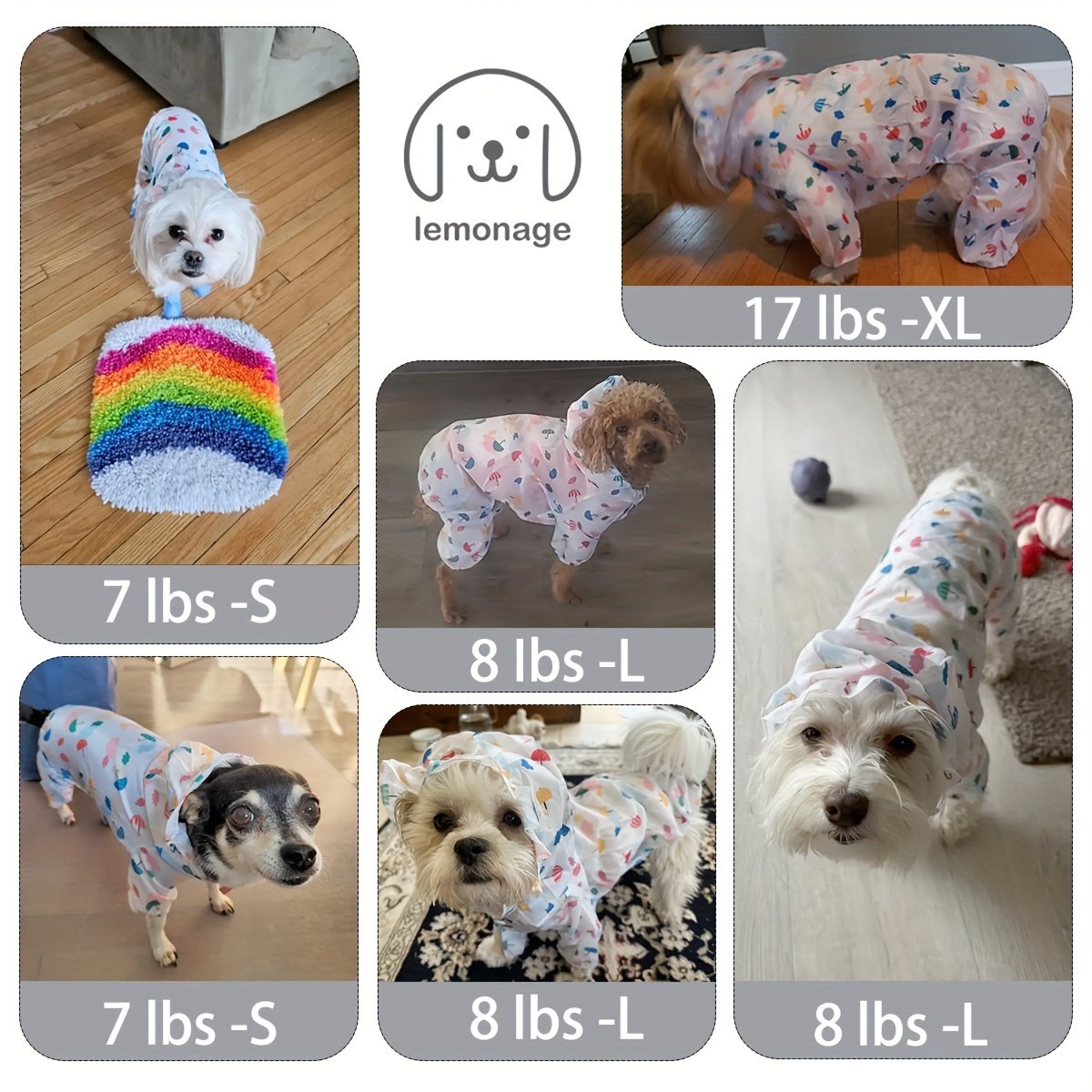Waterproof Dog Raincoat for Small Dogs: Cute & Functional Outdoor Apparel - Image 7