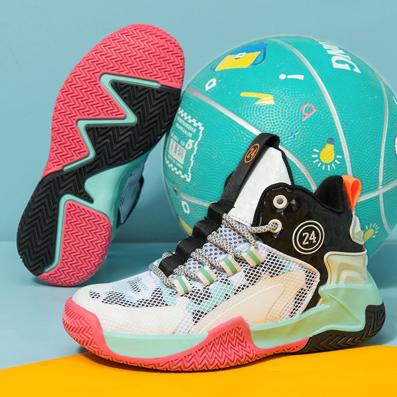 Breathable & Durable Boys' Basketball Sneakers – Lightweight, All-Season Mid-Tops with Rubber Sole - Image 51