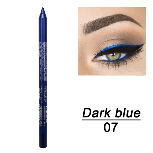 Vibrant Multi-Colored Metallic Smoky Eyeliner - Long-Lasting, Waterproof, Glitter Finish, Smudge-Proof, Easy to Apply Eye Makeup for Music Festival, Party, and Everyday Use - Image 36