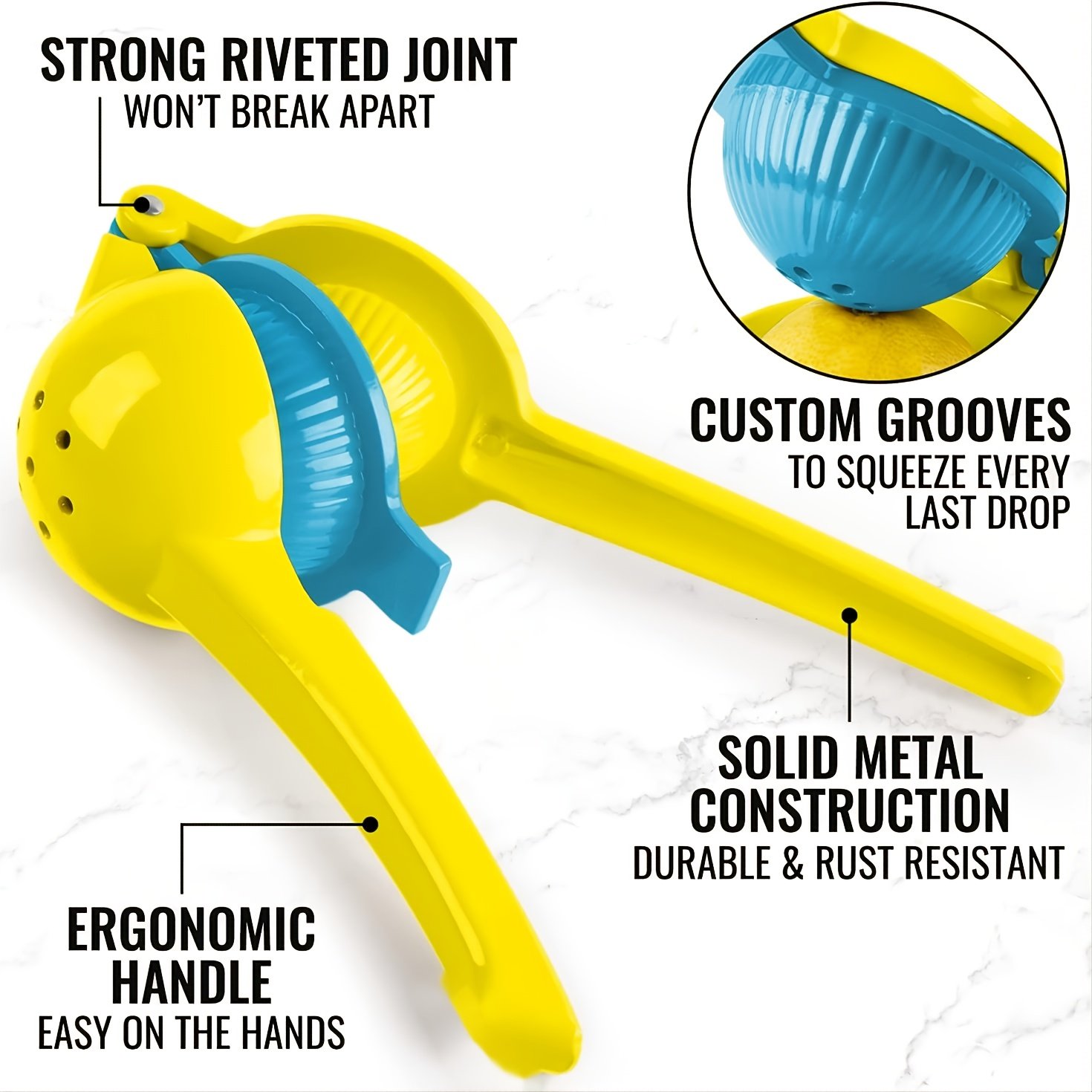 1pc 2 In 1 Lemon Lime Squeezer, Manual Juicer, Lemon Juicer - Image 8
