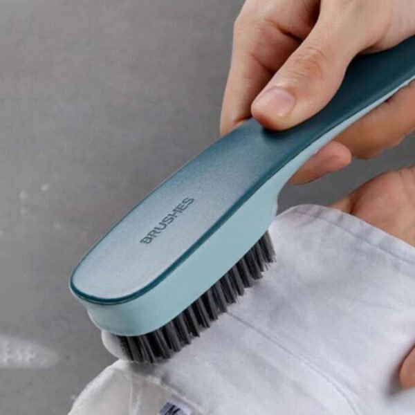 1pc Effortlessly Clean Your Shoes with our Long Handle Soft Bristle Shoe Brush - Image 3
