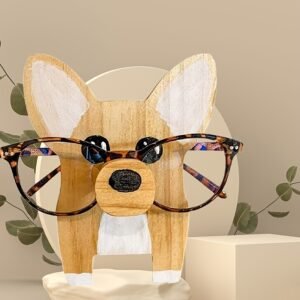 1pc Animals Glasses Holder, Wooden Eyeglass Holder Stand Stand Cute Animal Shape Spectacle Eyeglass Holder Display Stand For Room Home Decor