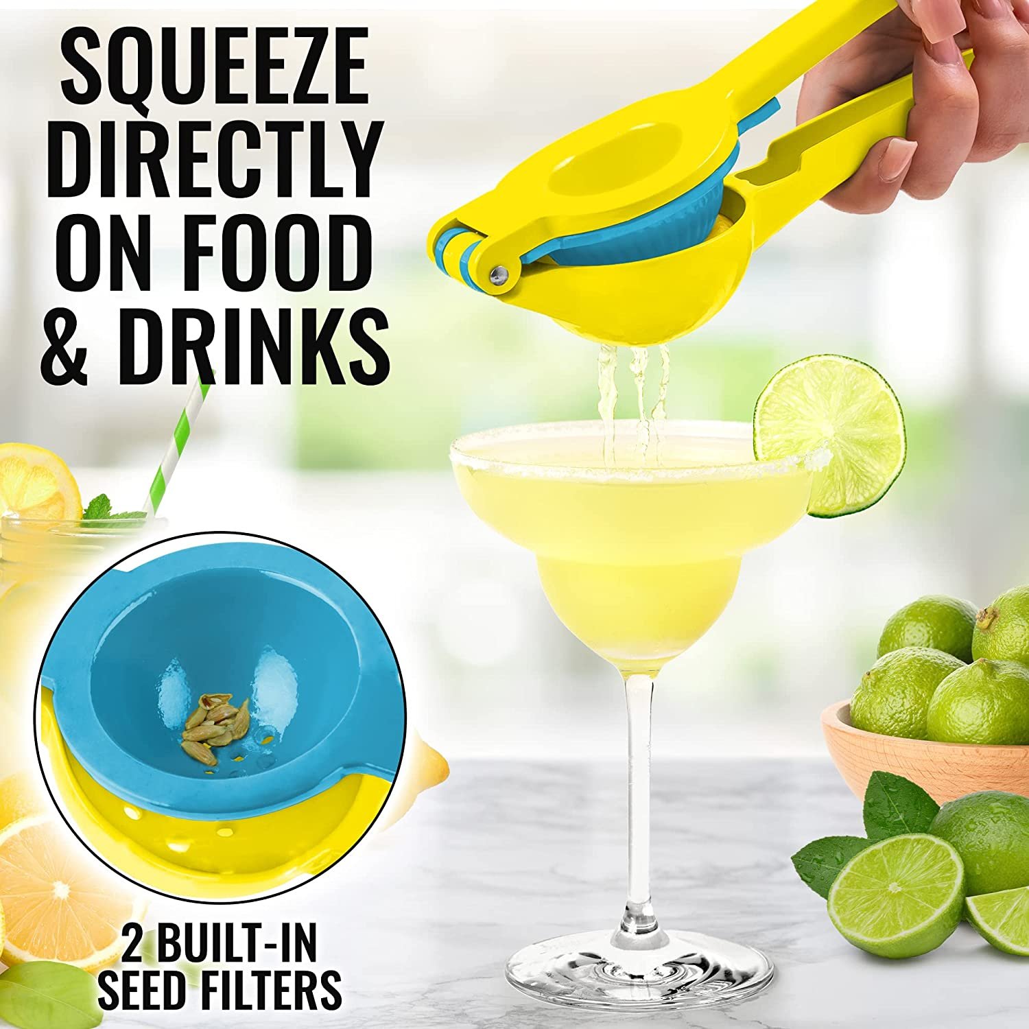 1pc 2 In 1 Lemon Lime Squeezer, Manual Juicer, Lemon Juicer - Image 12