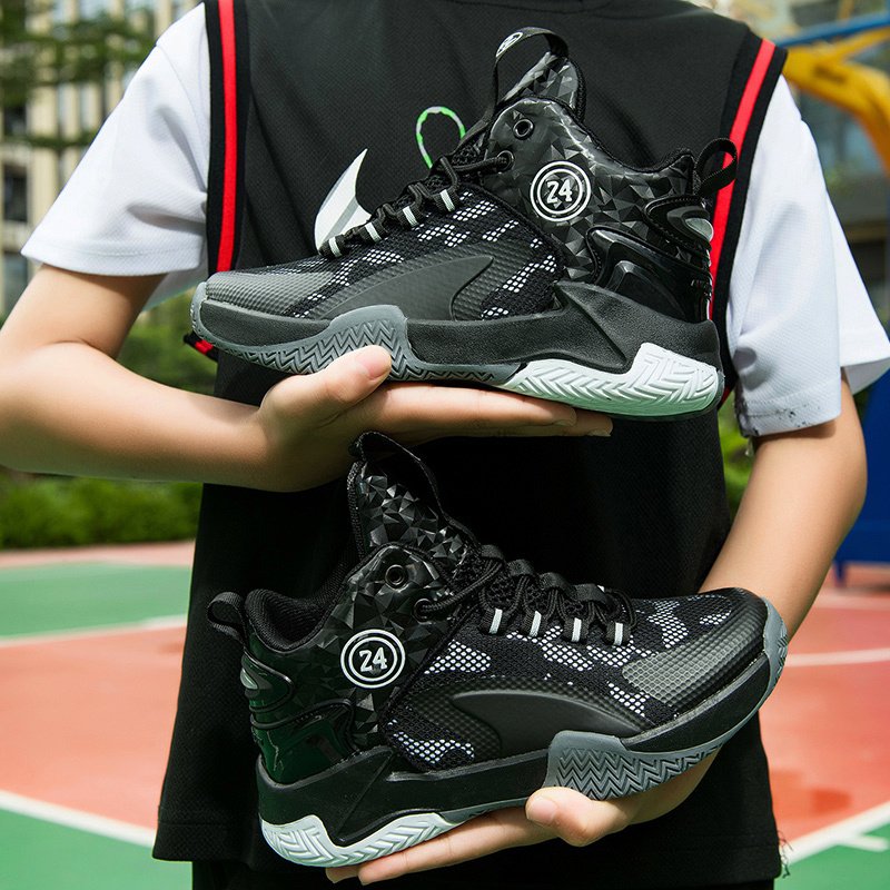 Breathable & Durable Boys' Basketball Sneakers – Lightweight, All-Season Mid-Tops with Rubber Sole - Image 56