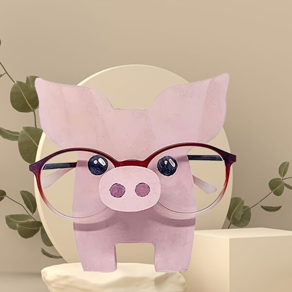 1pc Animals Glasses Holder, Wooden Eyeglass Holder Stand Stand Cute Animal Shape Spectacle Eyeglass Holder Display Stand For Room Home Decor - Image 14