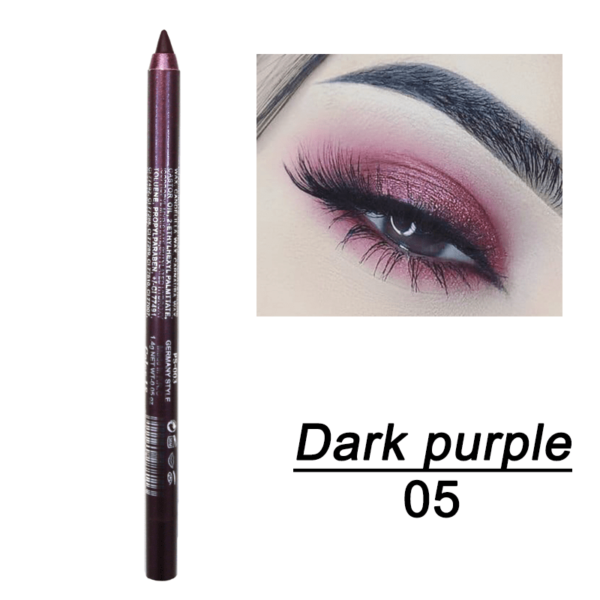 Vibrant Multi-Colored Metallic Smoky Eyeliner - Long-Lasting, Waterproof, Glitter Finish, Smudge-Proof, Easy to Apply Eye Makeup for Music Festival, Party, and Everyday Use - Image 8