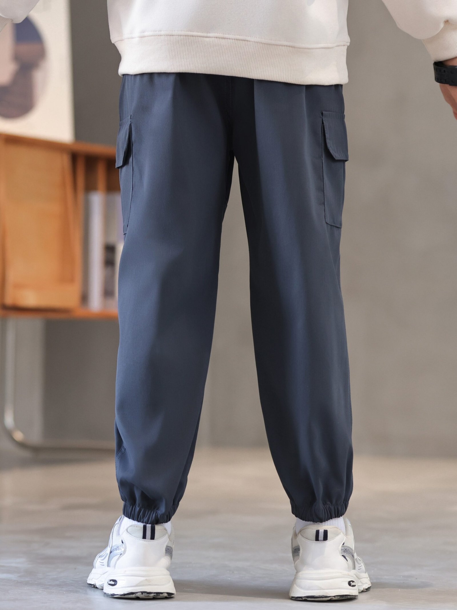 Boys Cargo Trouser Joggers, Kids Autumn & Spring Clothes - Image 7