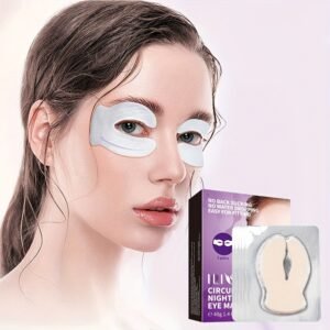 Circulationg Shape Night Sleeping Eye Mask, Moisturizing & Refining Pores, Firming Under Eye Skin, Contains Pure Natural Ingredients Effective Fine Lines, Eye Bag, Dark Circles And