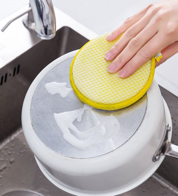 [5/10pcs Double Side Sponge] 5/10pcs, Double Side Dishwashing Sponge Pan Pot Dish Wash Sponges Household Cleaning Tools Kitchen Tableware Dish Washing Brush - Image 20