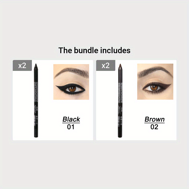 Vibrant Multi-Colored Metallic Smoky Eyeliner - Long-Lasting, Waterproof, Glitter Finish, Smudge-Proof, Easy to Apply Eye Makeup for Music Festival, Party, and Everyday Use - Image 22