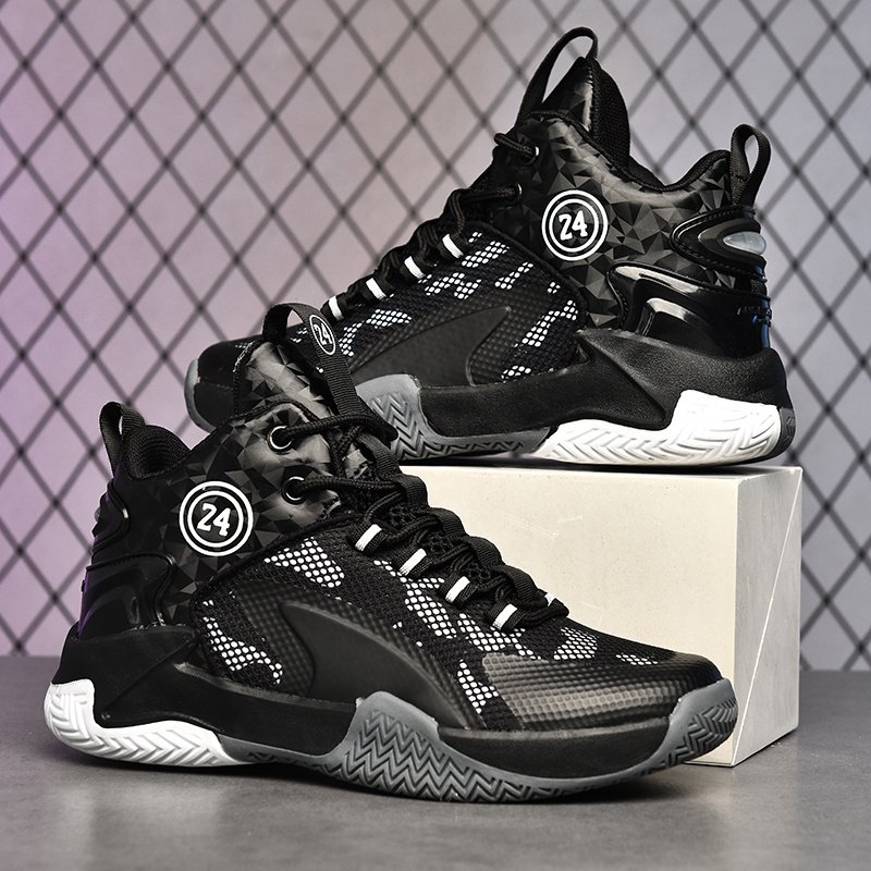 Breathable & Durable Boys' Basketball Sneakers – Lightweight, All-Season Mid-Tops with Rubber Sole - Image 24