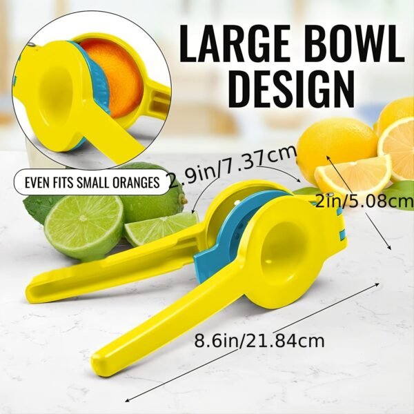 1pc 2 In 1 Lemon Lime Squeezer, Manual Juicer, Lemon Juicer - Image 7