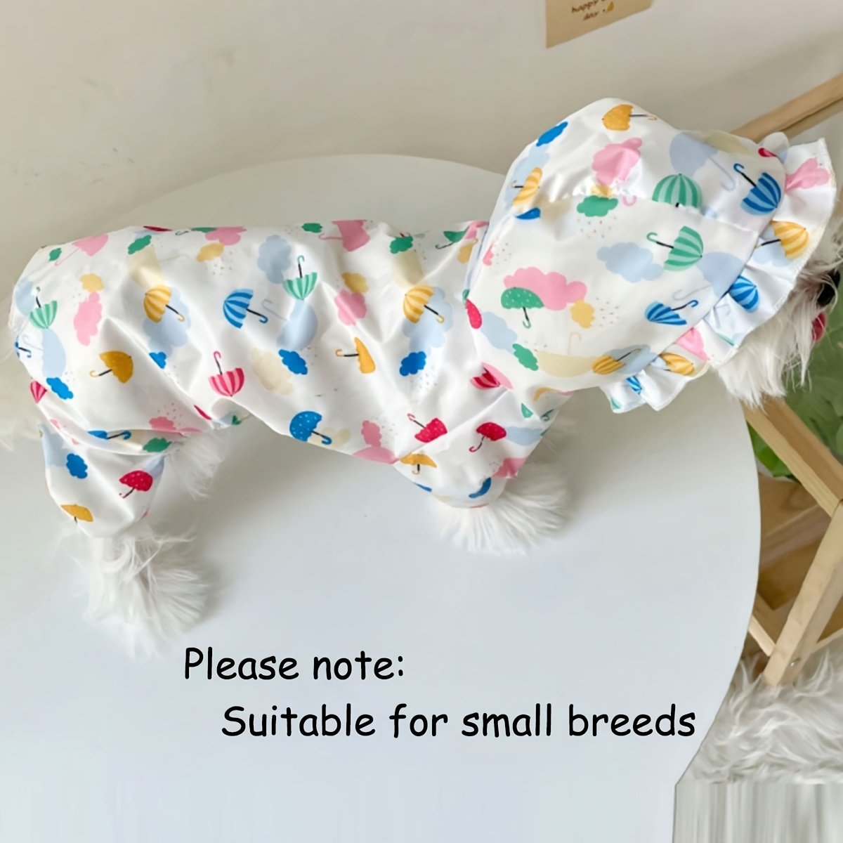 Waterproof Dog Raincoat for Small Dogs: Cute & Functional Outdoor Apparel - Image 5