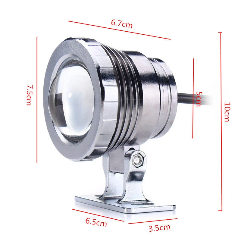 Waterproof RGB LED Spotlight 10W 15W Underwater LED Floodlight for Fountain Pool Aquarium 85-265V EU/US Plug Outdoor Garden Lamp - Image 3