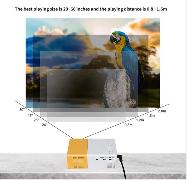 YG300 Mini Projector Portable Projector Wifi Smart 1280 720P Full HD Office Home Theater Video Mini Projector Mobile Projection - Image 15