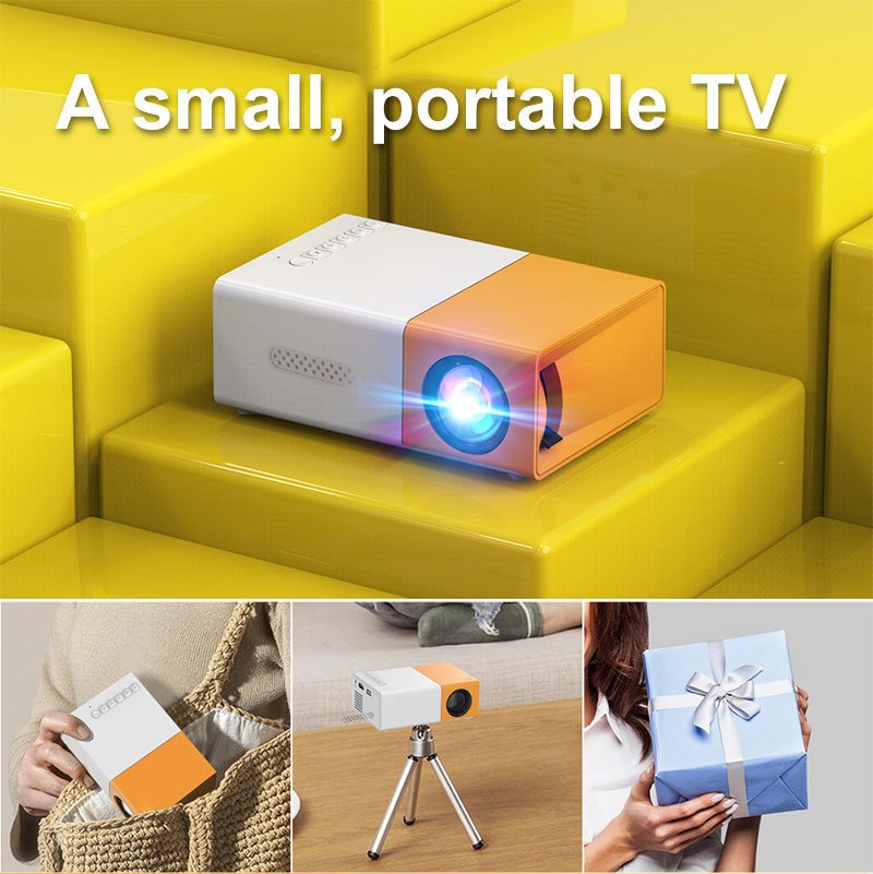 YG300 Mini Projector Portable Projector Wifi Smart 1280 720P Full HD Office Home Theater Video Mini Projector Mobile Projection - Image 11