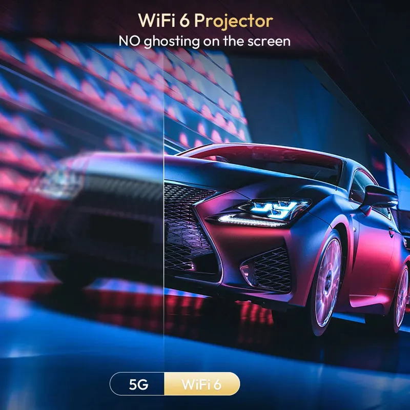 1080P 4K Home Theater Projector with Screen Smart Bluetooth Projectors Wifi Wireless Project Full Ultra Video Projection Device - Image 22