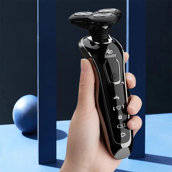 Professional men's electric shaver, with smooth and comfortable shaving time, suitable for facial trimming and cleaning - Image 3