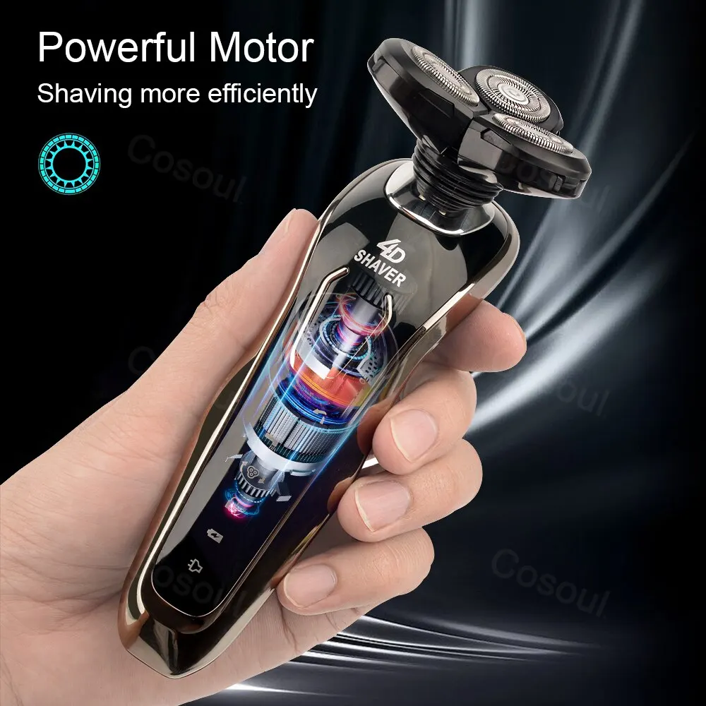 Shaver for Men Electric Shaver Powerful Beard Shaving Machine Electric Razor Rechargeable Waterproof - Image 3