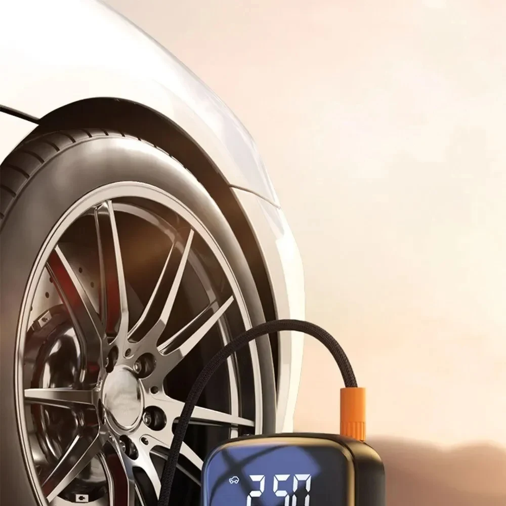 Wireless And Wired Car Air Compressor Electric Tire Inflator Pump for Motorcycle Bicycle Boat AUTO Tyre Balls - Image 8