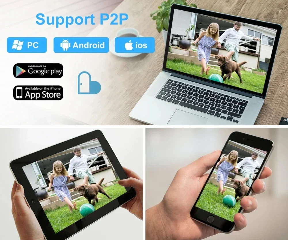 4K 8MP WiFi Wireless Monitor Camera Motion Detection Two-Way Audio Smart Home Security Protection 355°/90° Swivelling IP Camera - Image 15