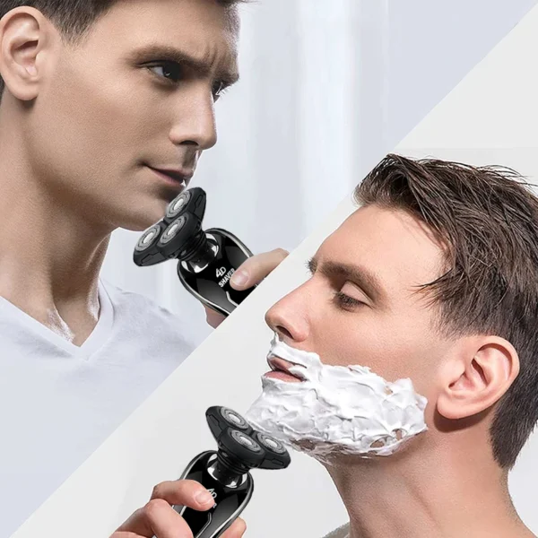 Professional men's electric shaver, with smooth and comfortable shaving time, suitable for facial trimming and cleaning - Image 6