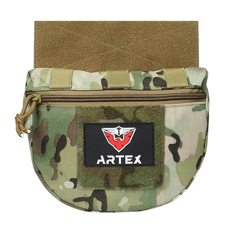 Tactical Molle Chest Rig Drop Dump Pouch Bag For CRM CRX Vest Armor Carrier Storage Hunting Accessories Chest Pouch Lower Belly - Image 10