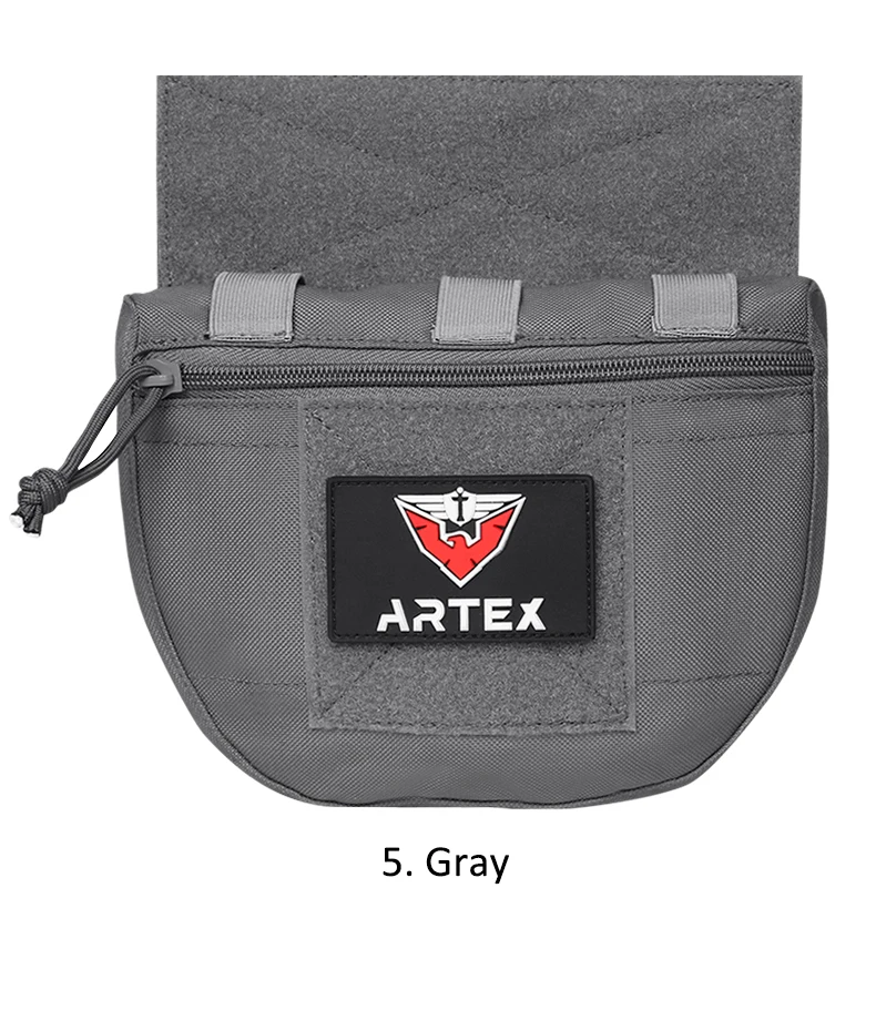 Tactical Molle Chest Rig Drop Dump Pouch Bag For CRM CRX Vest Armor Carrier Storage Hunting Accessories Chest Pouch Lower Belly - Image 8