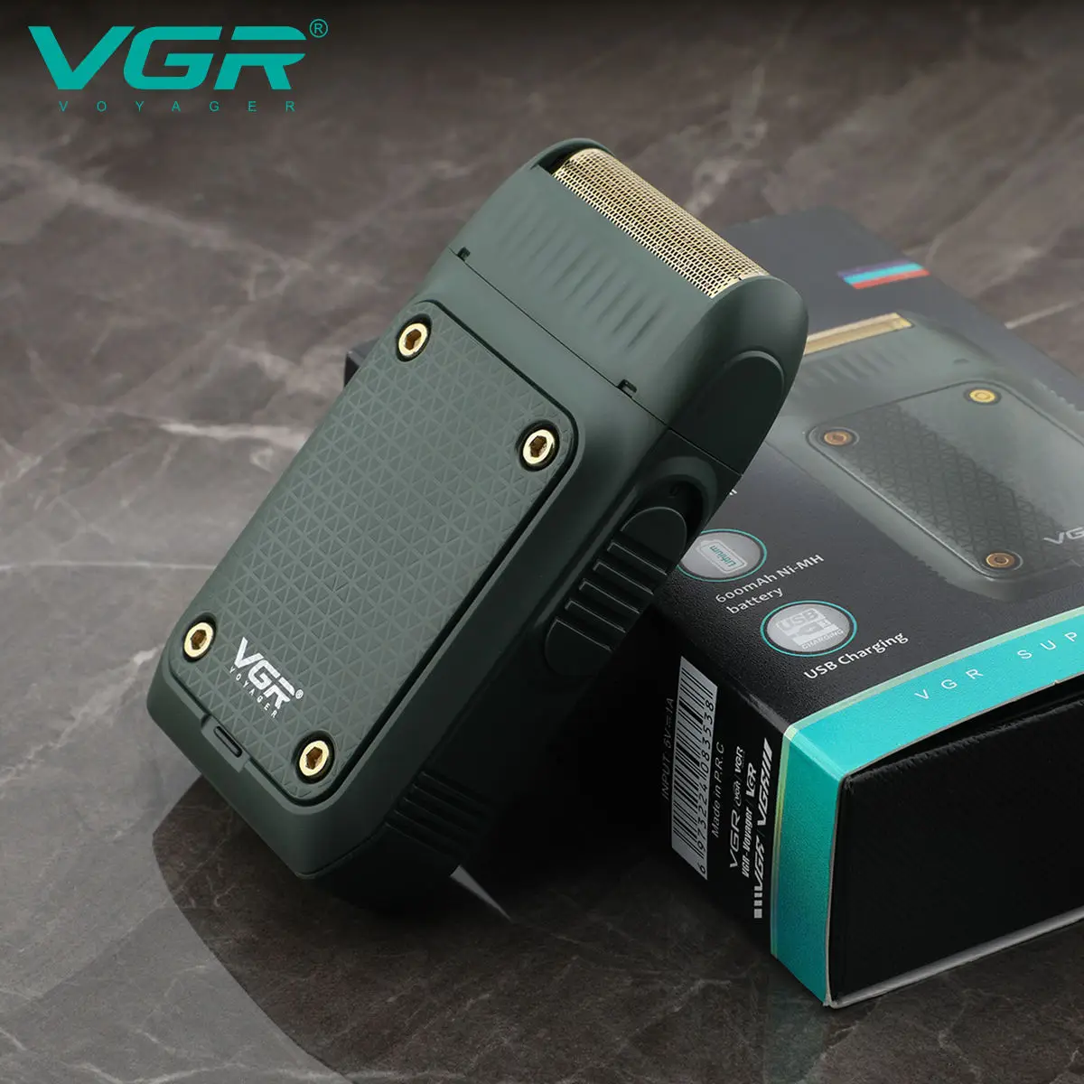 VGR 353 Razor Electric Shaver Professional Hair Trimmer Rechargeable Razors Portable Beard Trimmer Mini Hair Shaver for Men - Image 3