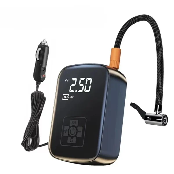 Wireless And Wired Car Air Compressor Electric Tire Inflator Pump for Motorcycle Bicycle Boat AUTO Tyre Balls - Image 7