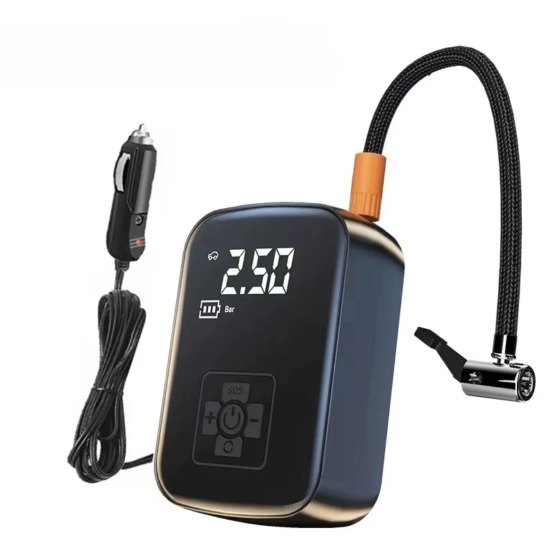 Wireless And Wired Car Air Compressor Electric Tire Inflator Pump for Motorcycle Bicycle Boat AUTO Tyre Balls - Image 7