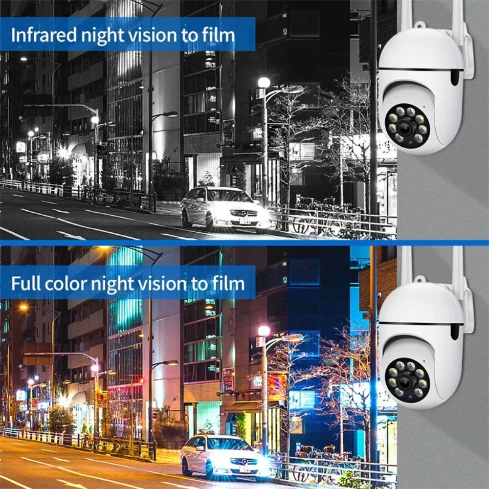 4K 8MP WiFi Wireless Monitor Camera Motion Detection Two-Way Audio Smart Home Security Protection 355°/90° Swivelling IP Camera - Image 2