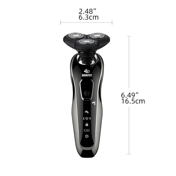 Professional men's electric shaver, with smooth and comfortable shaving time, suitable for facial trimming and cleaning - Image 2