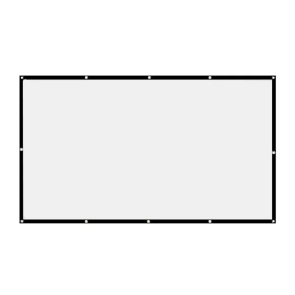 16:9 Portable Projector Screen Simple Projector Curtain 72/84/100/120/150 inch HD Display Screen Home Cinema Theater Movie Home - Image 9