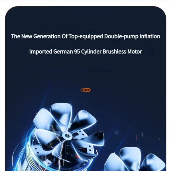 Wireless And Wired Car Air Compressor Electric Tire Inflator Pump for Motorcycle Bicycle Boat AUTO Tyre Balls - Image 12