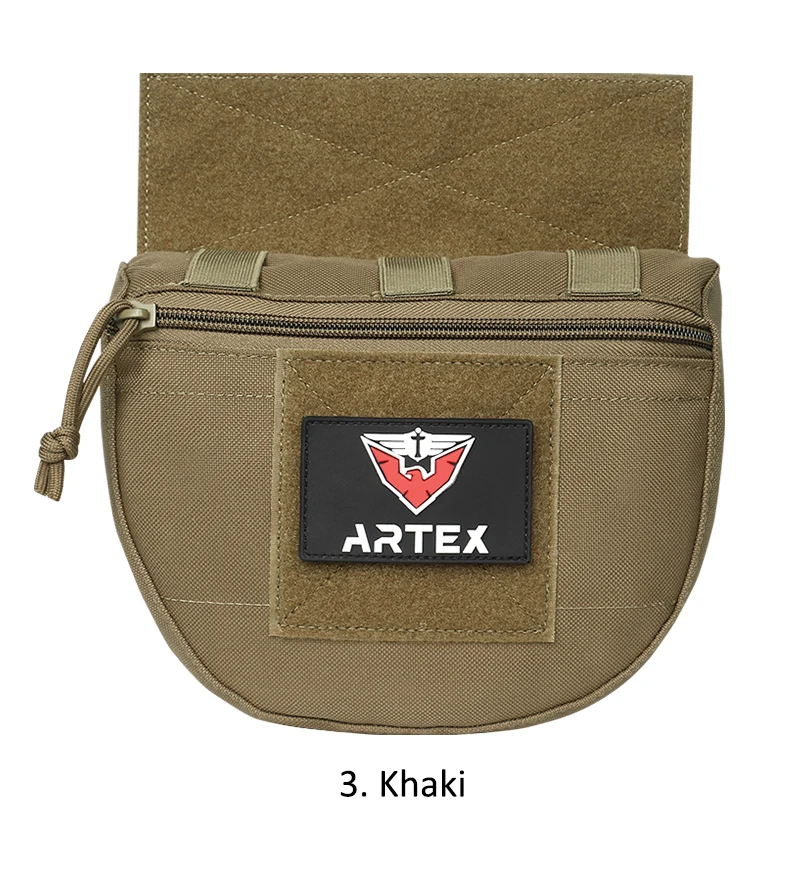 Tactical Molle Chest Rig Drop Dump Pouch Bag For CRM CRX Vest Armor Carrier Storage Hunting Accessories Chest Pouch Lower Belly - Image 23