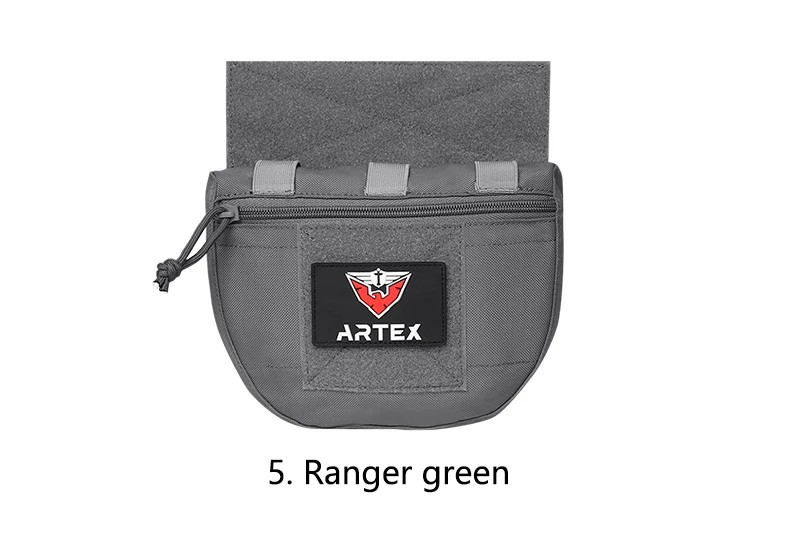 Tactical Molle Chest Rig Drop Dump Pouch Bag For CRM CRX Vest Armor Carrier Storage Hunting Accessories Chest Pouch Lower Belly - Image 15