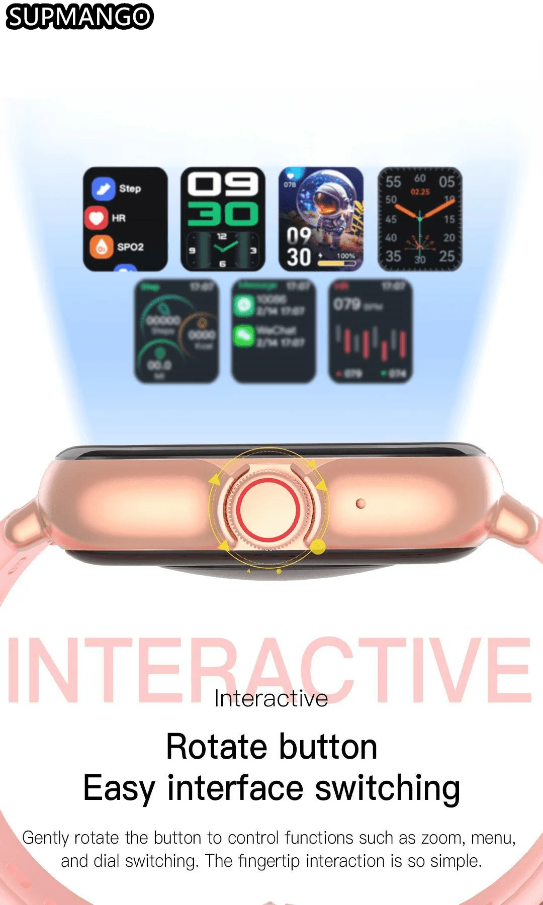 T166X Smart Watch Men and Women Fitness Sports Watch Real Pedometer Full Touch Screen Bluetooth Call Digital Smart Watch - Image 14