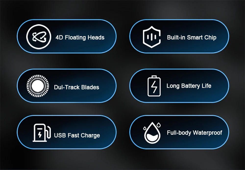 Shaver for Men Electric Shaver Powerful Beard Shaving Machine Electric Razor Rechargeable Waterproof - Image 10