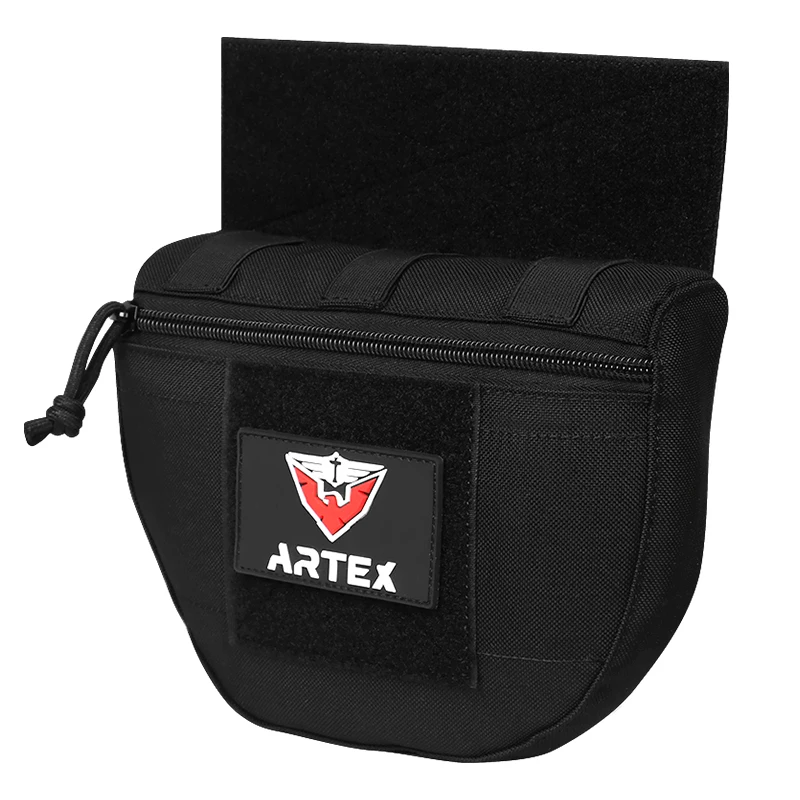 Tactical Molle Chest Rig Drop Dump Pouch Bag For CRM CRX Vest Armor Carrier Storage Hunting Accessories Chest Pouch Lower Belly - Image 2