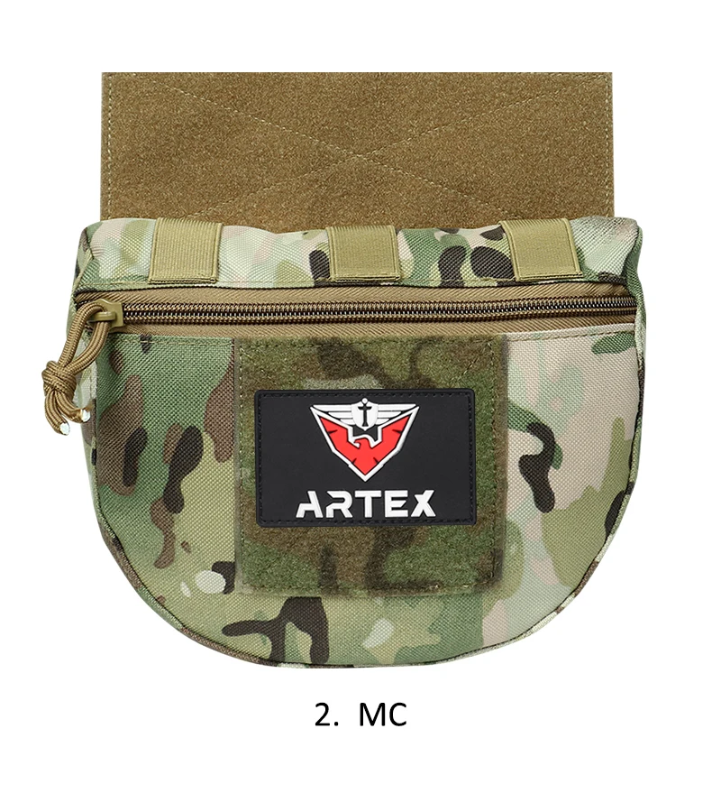 Tactical Molle Chest Rig Drop Dump Pouch Bag For CRM CRX Vest Armor Carrier Storage Hunting Accessories Chest Pouch Lower Belly - Image 22